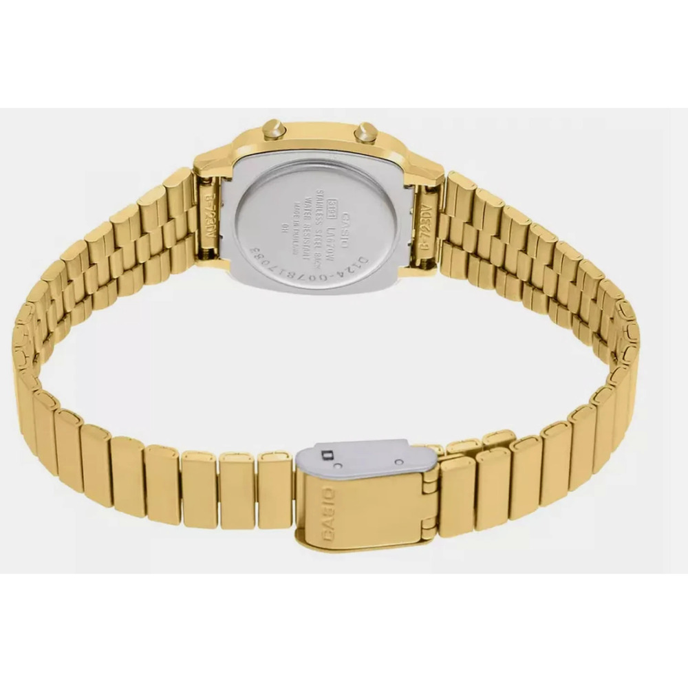 Authentic Casio Women's Vintage LA670WGA-1 Daily Alarm Digital Gold-tone Watch - Picture 2 of 11